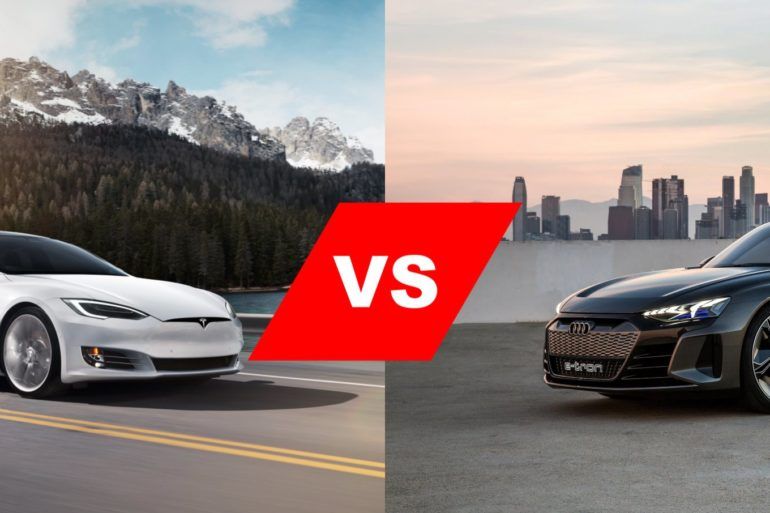 Tesla Model S vs Audi e-tron GT