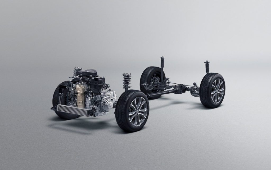 2020 Honda CR-V Touring chassis.