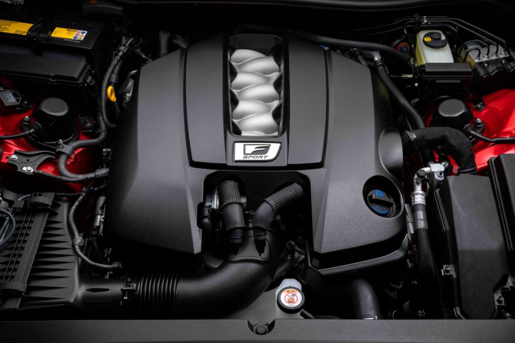 2022 Lexus IS 500 F SPORT Performance under the hood.