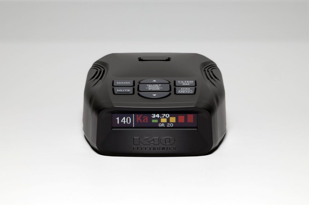 K40 Platinum100 portable radar detector.