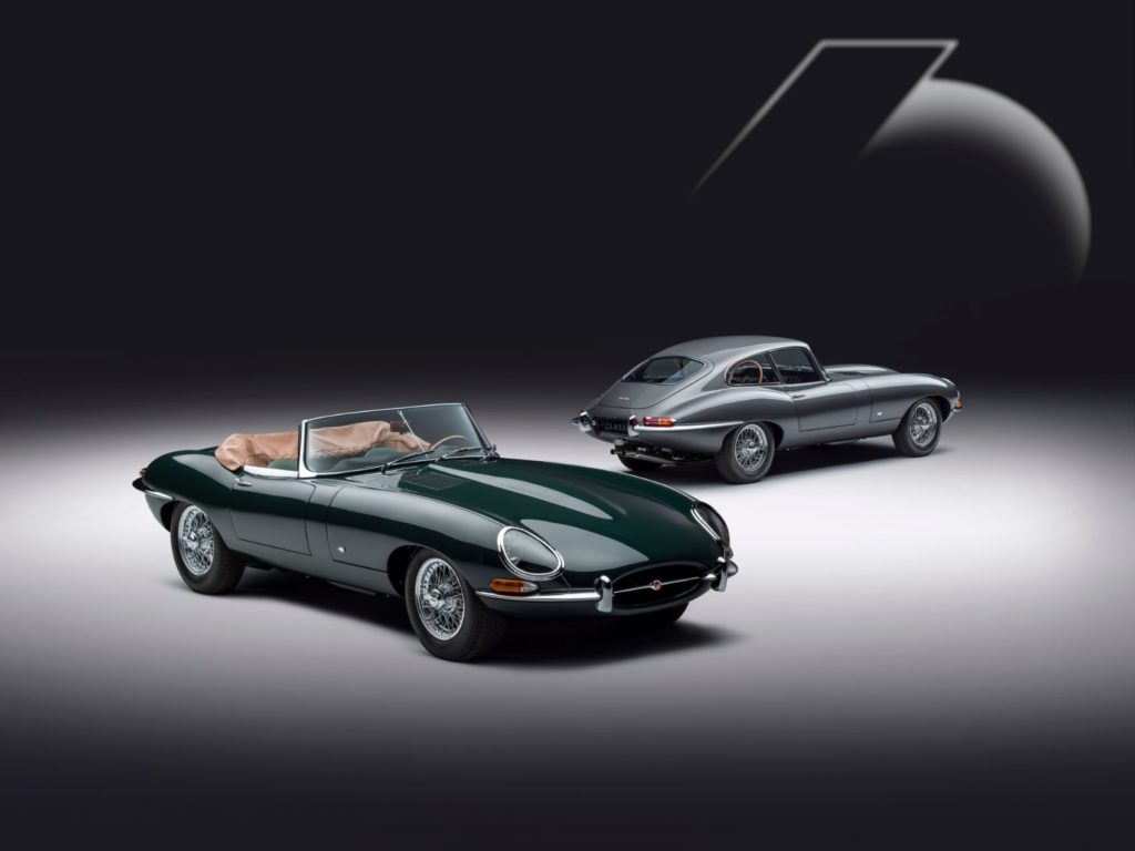 Jaguar Classic is creating six limited-edition matched pairs of restored 3.8 E-type sports cars inspired by the iconic “9600 HP” and “77 RW” examples from the 1961 Geneva launch – each pair is known as the E-type 60 Collection.