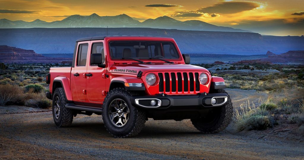 2021 Jeep Gladiator Texas Trail Edition.
