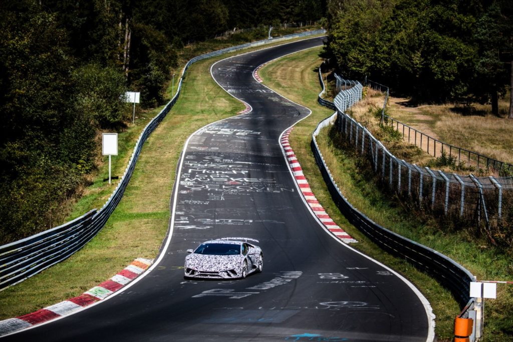 Lamborghini Huracán Performante on the Nürburgring Nordschleife. (Fastest Production Cars Around The Nürburgring).