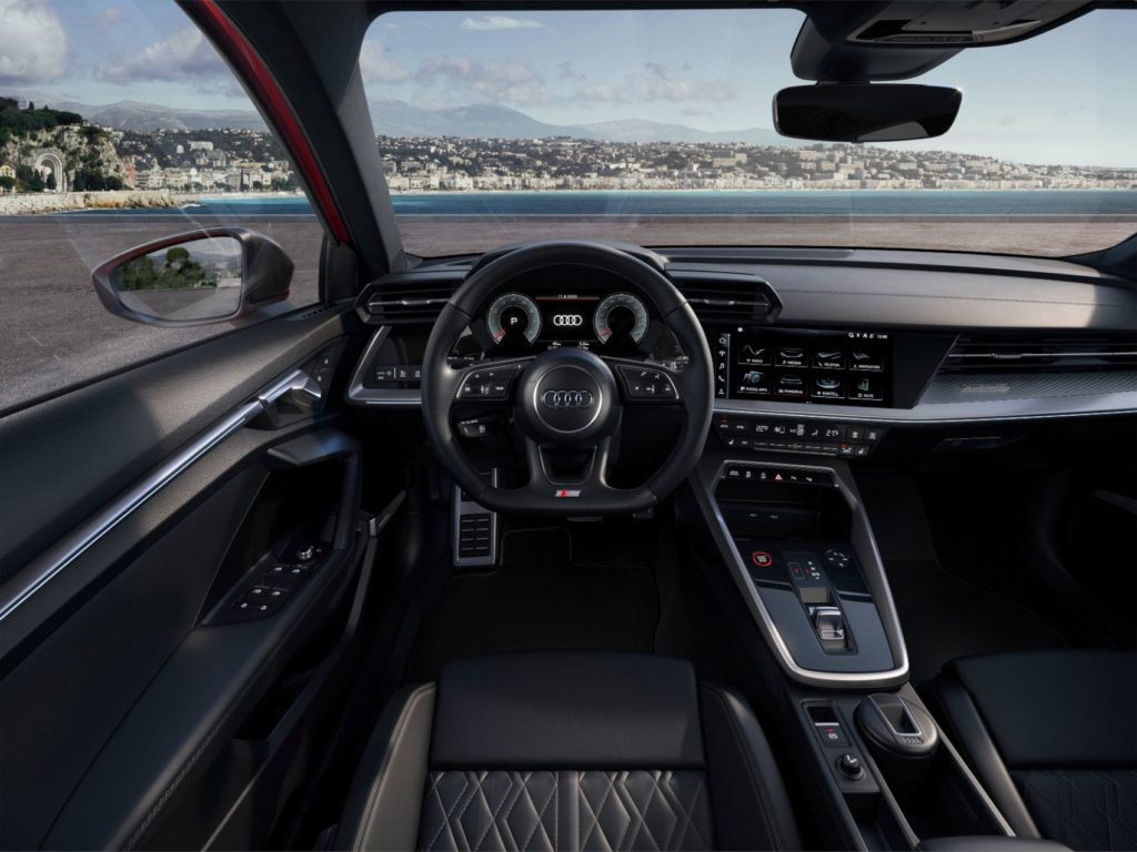 2022 Audi A3 interior layout.