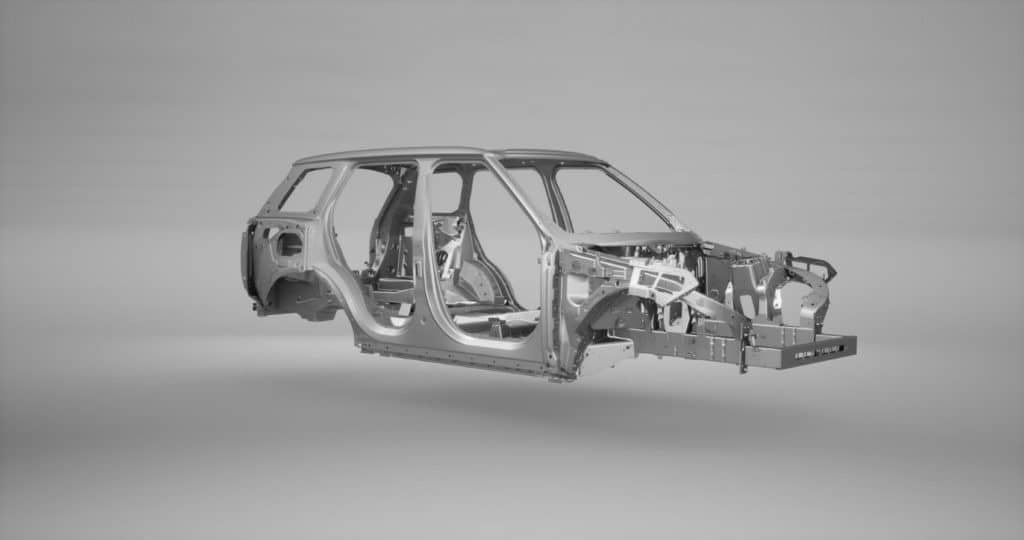 2022 Range Rover MLA-Flex body architecture.