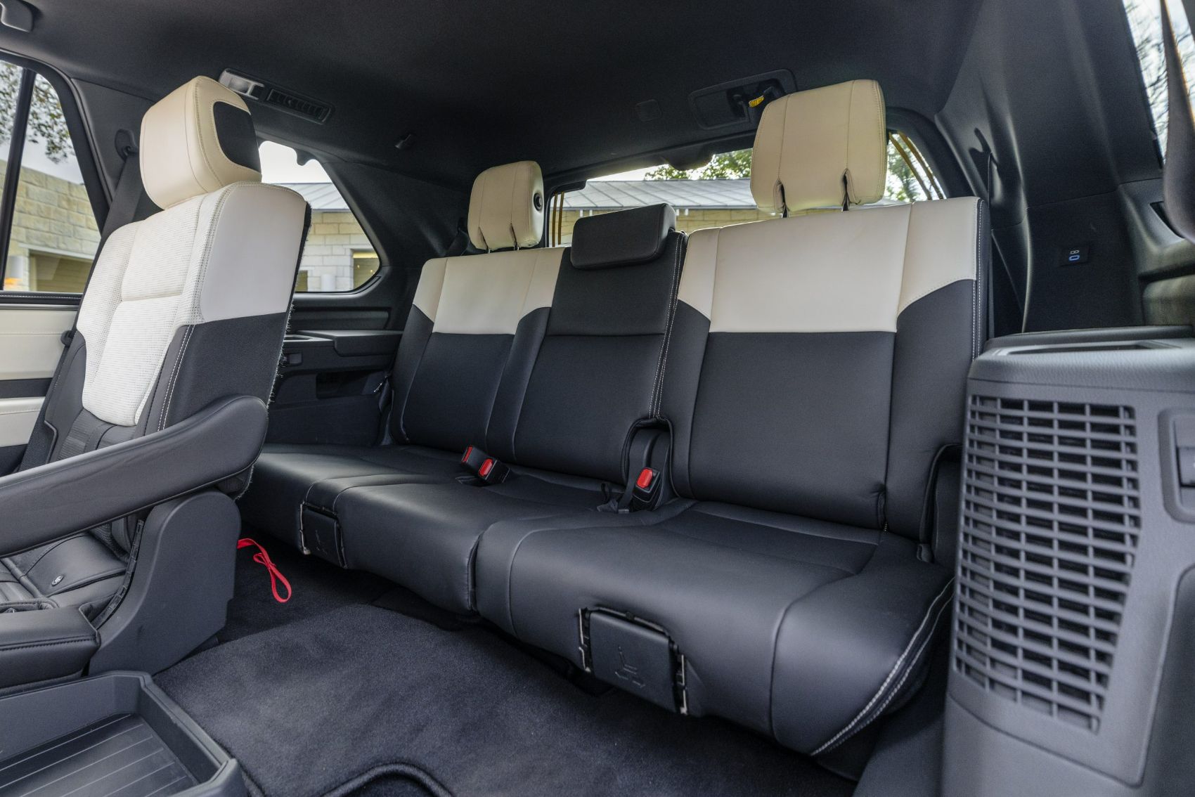 2023 Toyota Sequoia Capstone interior layout.
