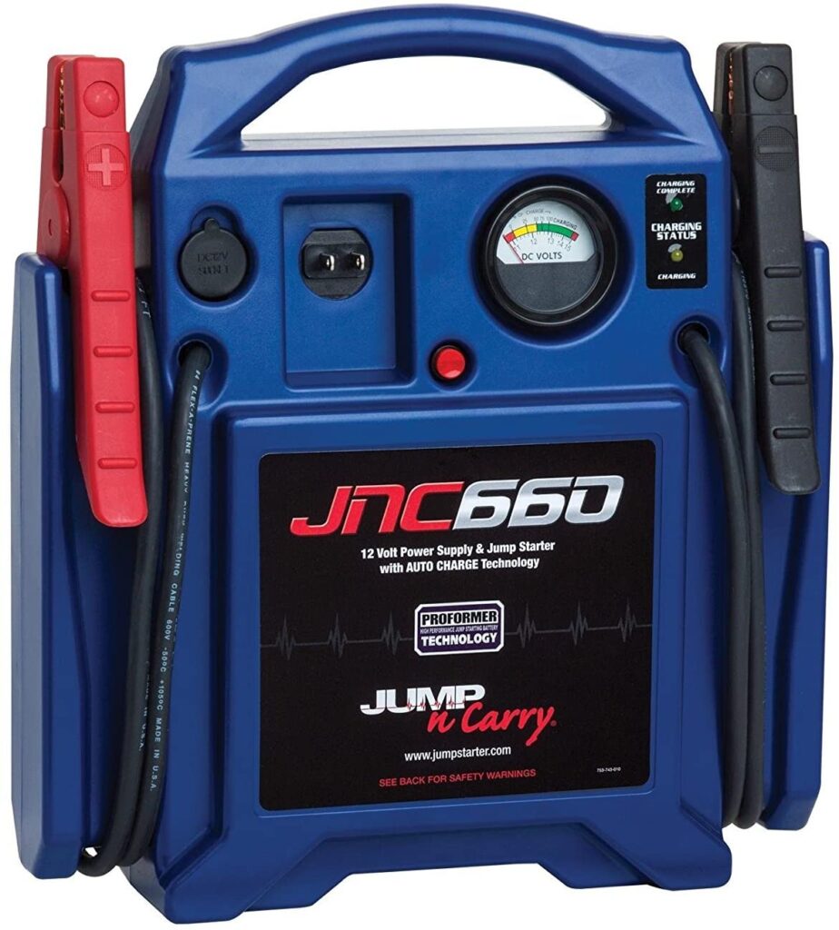 Clore Automotive Jump-N-Carry JNC660 (best jump starters).