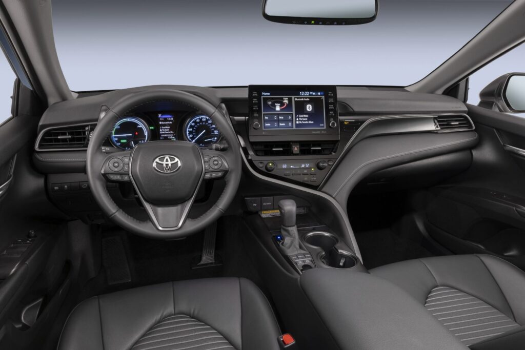 2023 Toyota Camry interior layout.