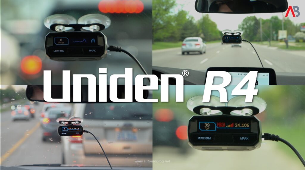 Uniden R4 vs. Uniden R8 banner