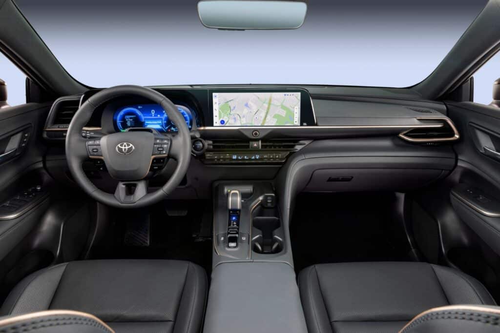 2023 Toyota Crown interior layout.