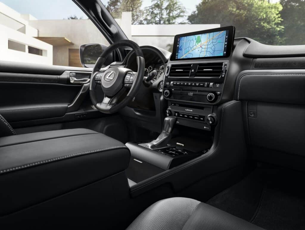 2023 Lexus GX 460 interior layout.
