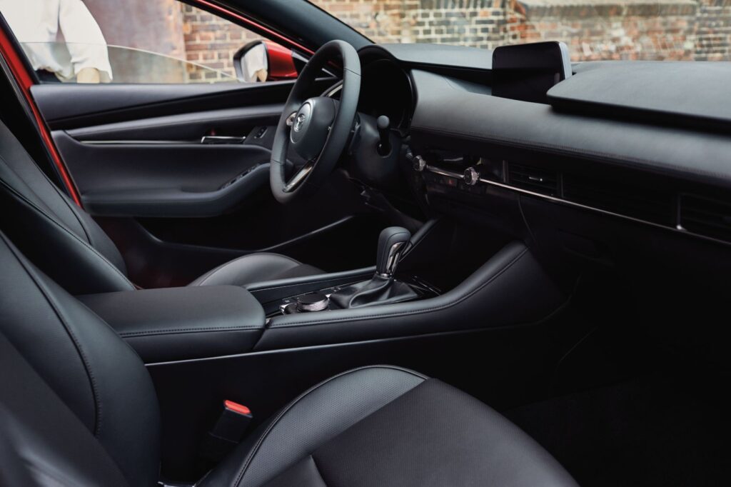 2023 Mazda3 interior layout.