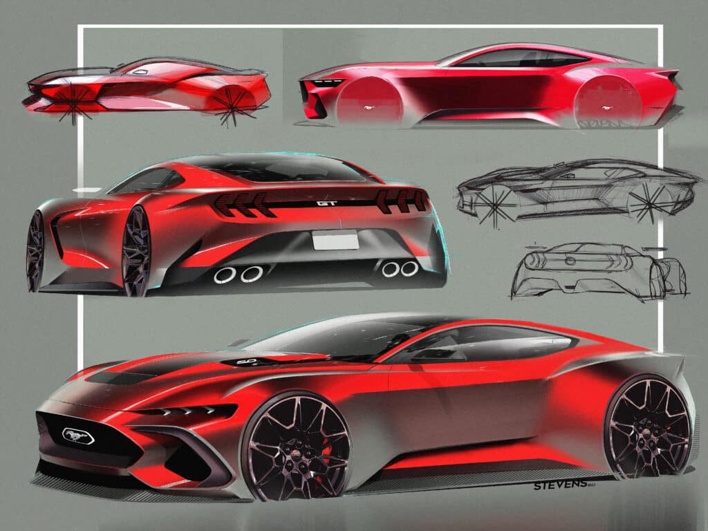 Get pleasure from These Gorgeous 2024 Ford Mustang Design Sketches