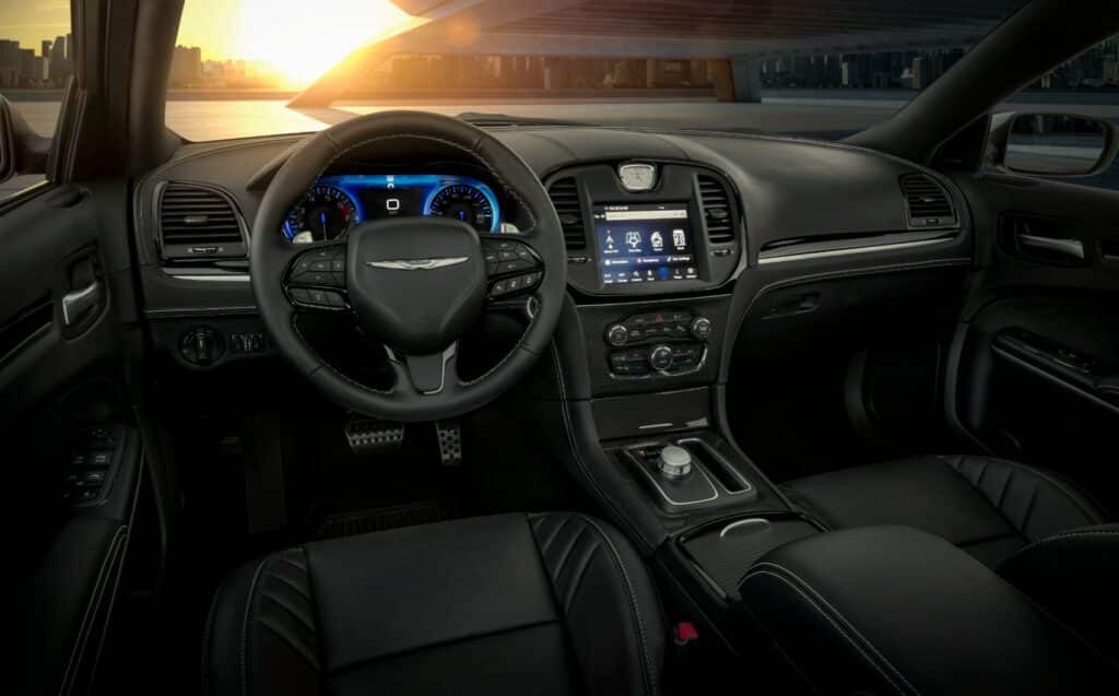 2023 Chrysler 300C interior layout.