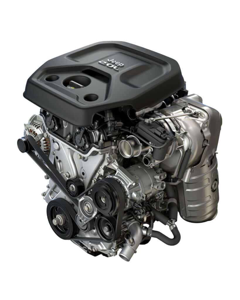 2023 Jeep Compass Powertrain: 2.0-liter direct injection turbocharged inline four-cylinder engine.
