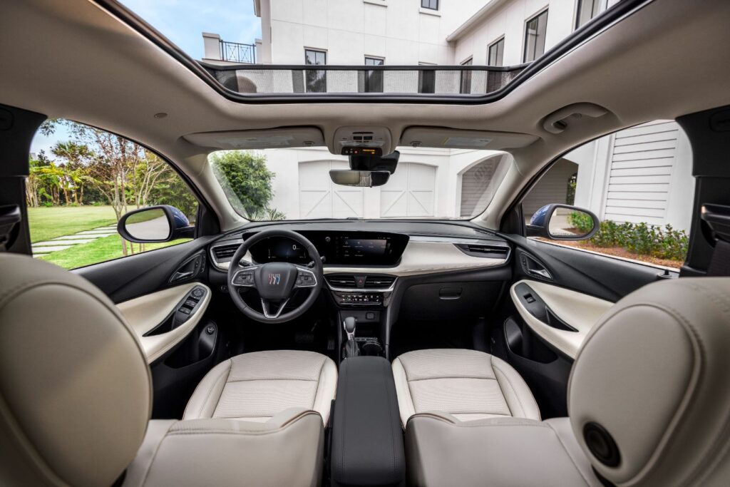 2024 Buick Encore GX Avenir interior layout.