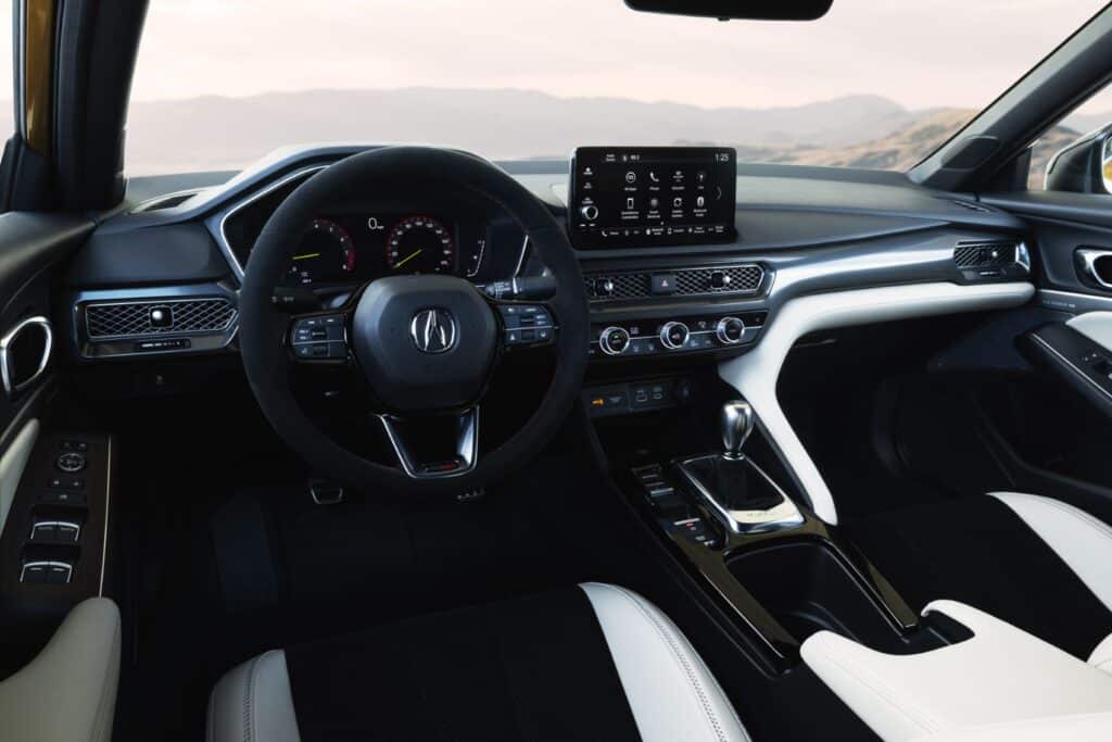 2024 Acura Integra Type S interior layout.