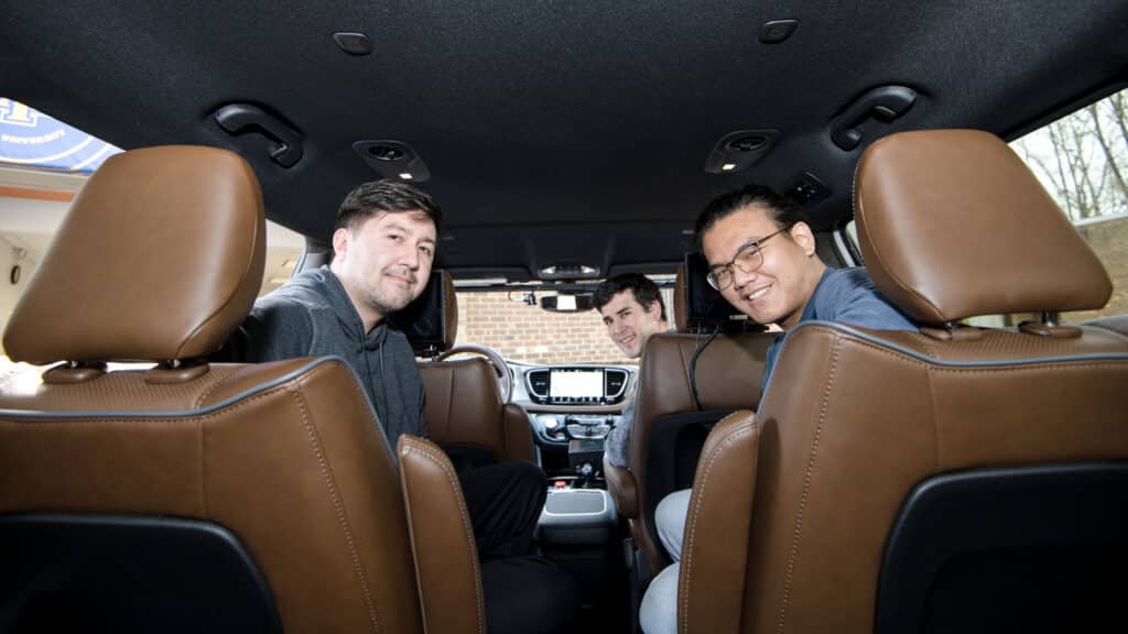 the research team behind the n.c. a&t self-driving shuttles