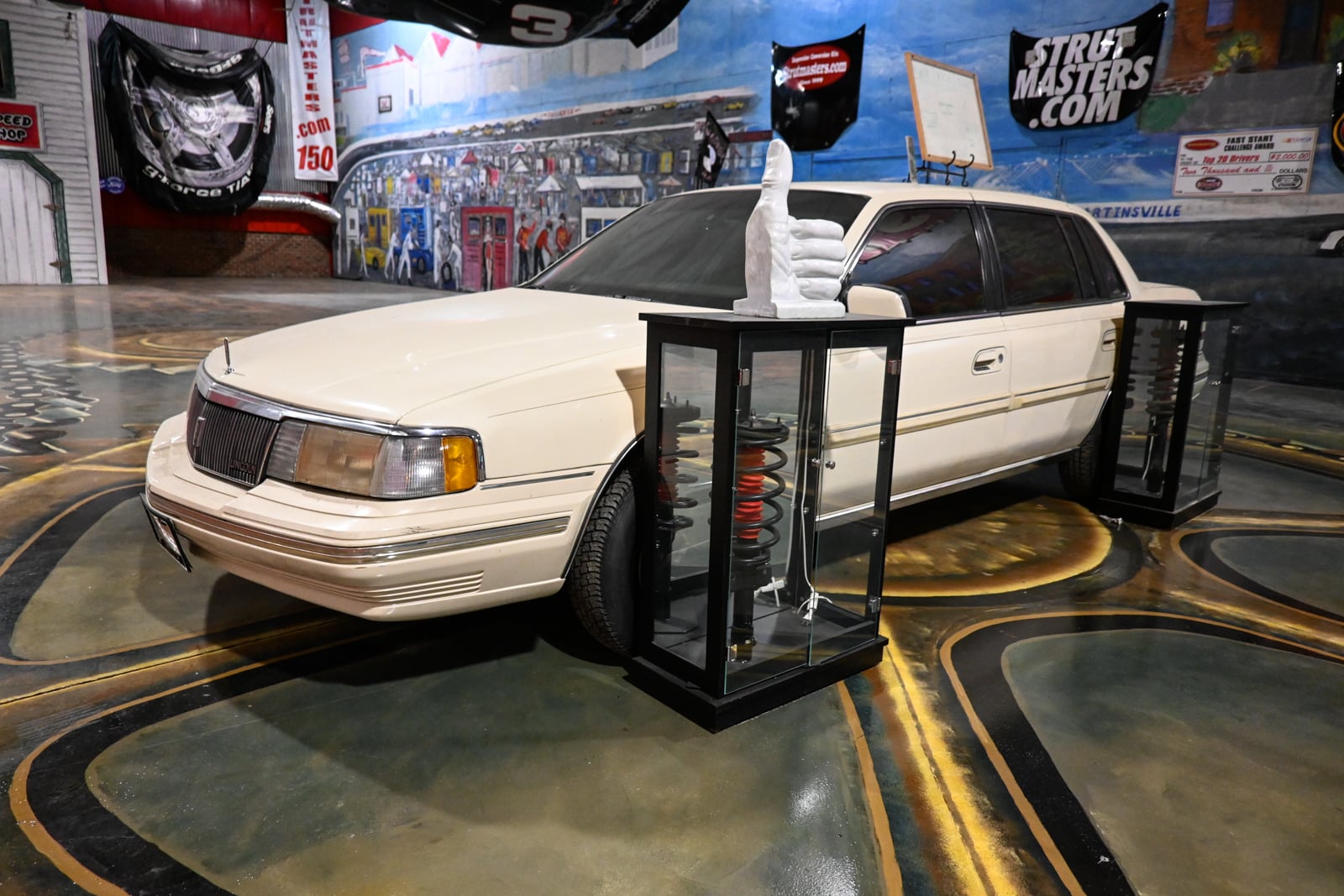 chip lofton's lincoln town car that gave the original idea for strutmasters