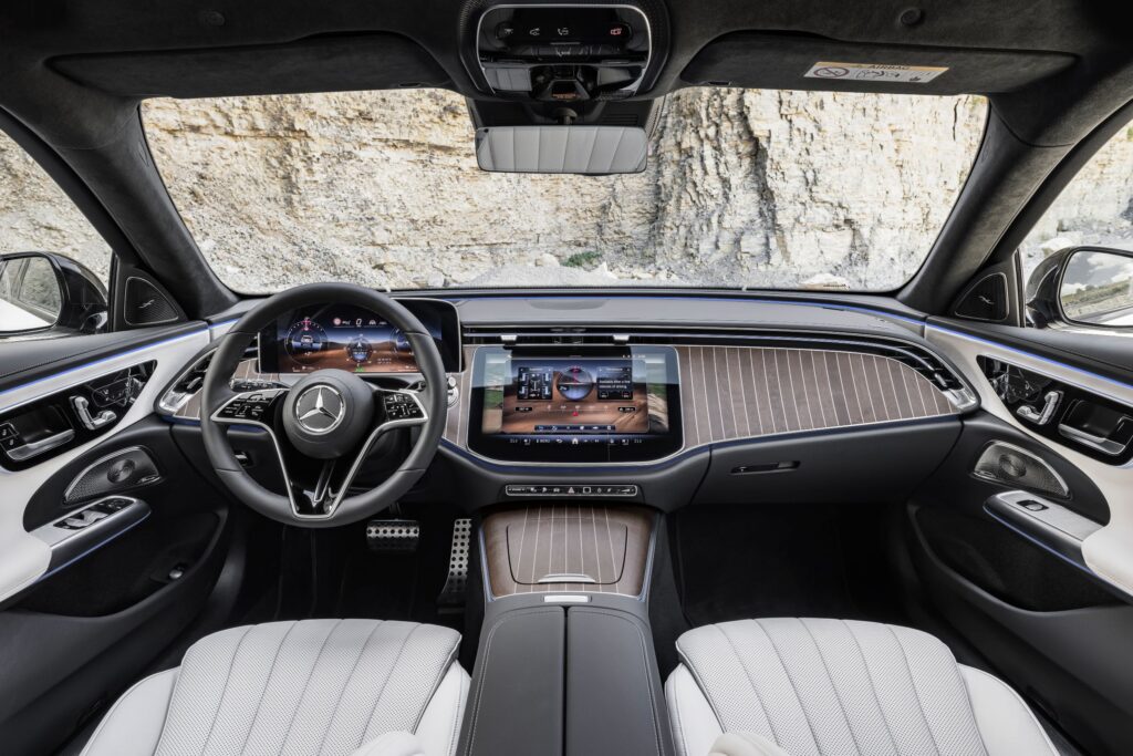 2024 Mercedes-Benz E-Class All-Terrain interior layout.