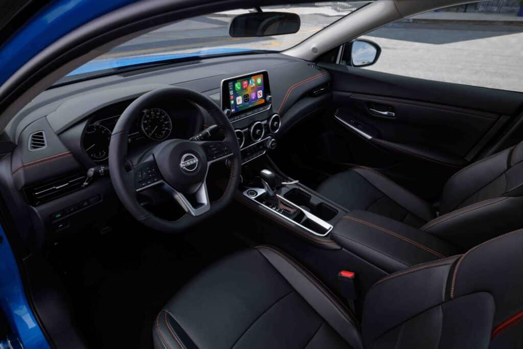 2024 Nissan Sentra interior layout.