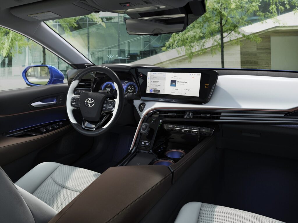 2024 Toyota Mirai interior layout.