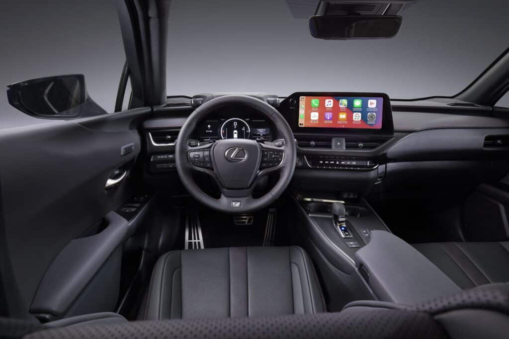 2025 Lexus UX 300h interior layout.