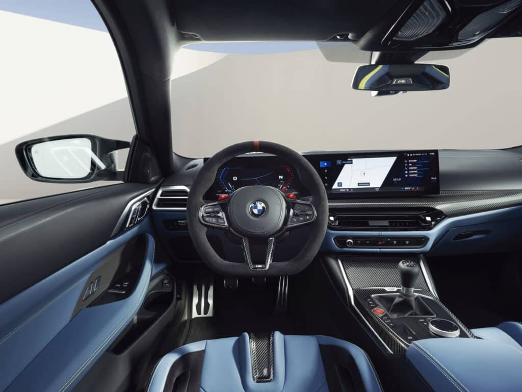 2025 BMW M4 Coupe interior layout.