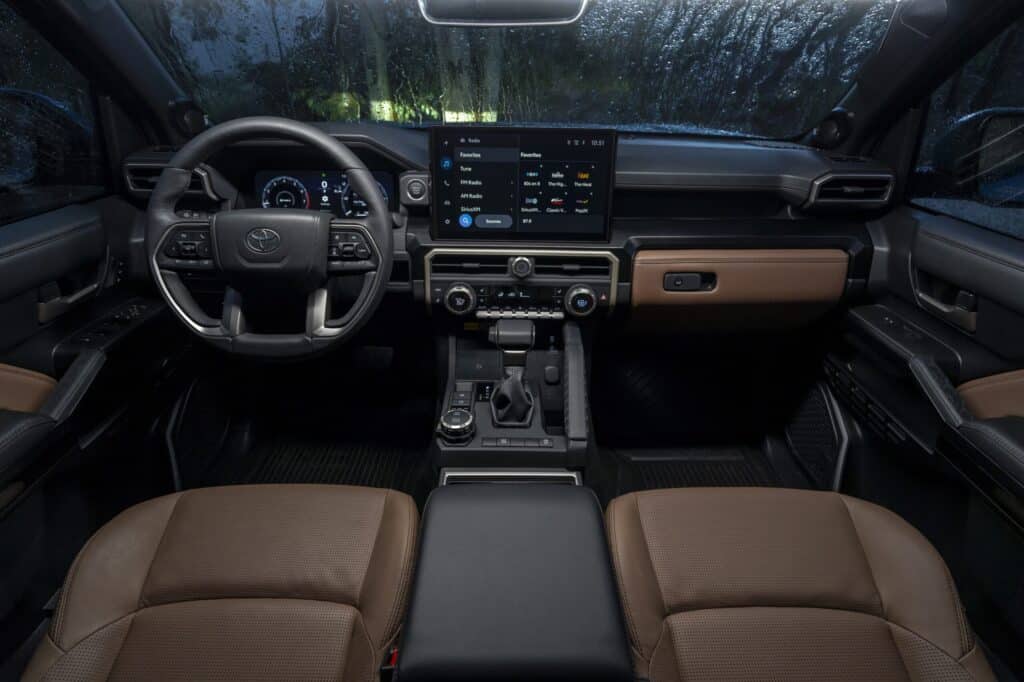 2025 Toyota 4Runner Limited interior layout. 
